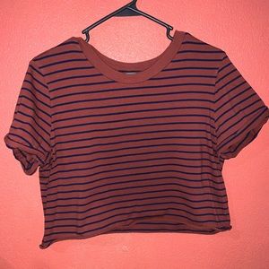Striped Crop top